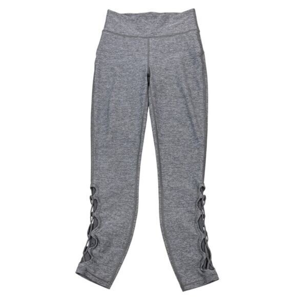 Lululemon Tied To It 7/8 Tight 25" Luxtreme In Heathered Black Dark Carbon Sz 6 - Picture 2 of 7